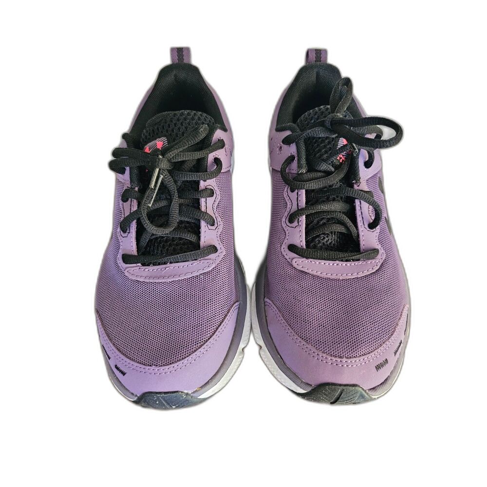 Under Armour Charged Assert 10 Womens 8.5 Purple Running Shoes Athletic - Picture 3 of 9